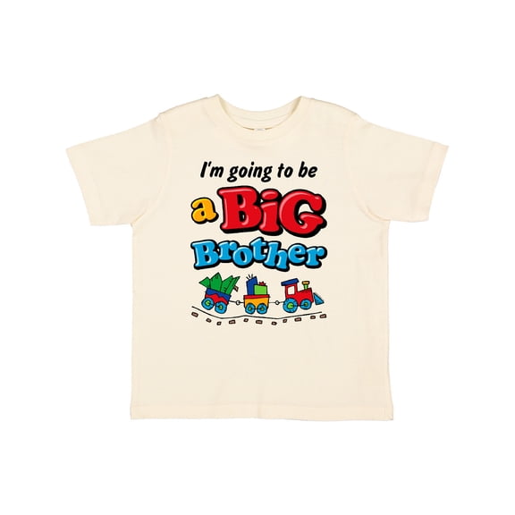 Inktastic Choo Choo Future Big Brother Boys Toddler T-Shirt