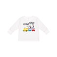 thumbnail image 1 of Inktastic Choo Choo I'm 2 Train Boys Long Sleeve Toddler T-Shirt, 1 of 5