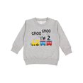 thumbnail image 1 of Inktastic Choo Choo I'm 2 Train Toddler Sweatshirt, 1 of 4