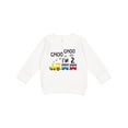 thumbnail image 1 of Inktastic Choo Choo I'm 2 Train Toddler Sweatshirt, 1 of 4
