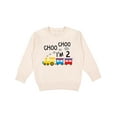 thumbnail image 1 of Inktastic Choo Choo I'm 2 Train Toddler Sweatshirt, 1 of 4