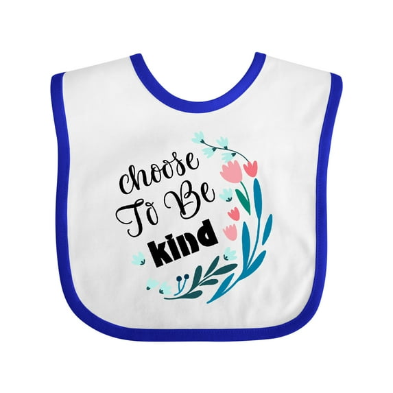 Inktastic Choose To Be Kind Girls Baby Bib