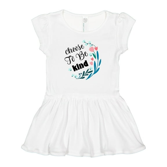 Inktastic Choose To Be Kind Girls Baby Dress