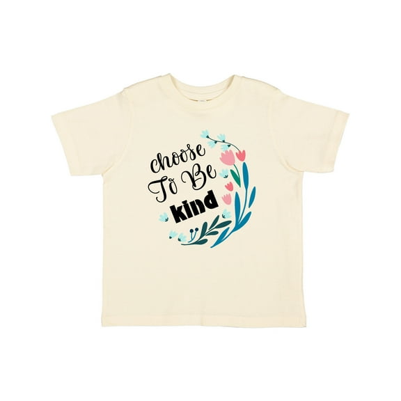 Inktastic Choose to Be Kind Girls Toddler T-Shirt