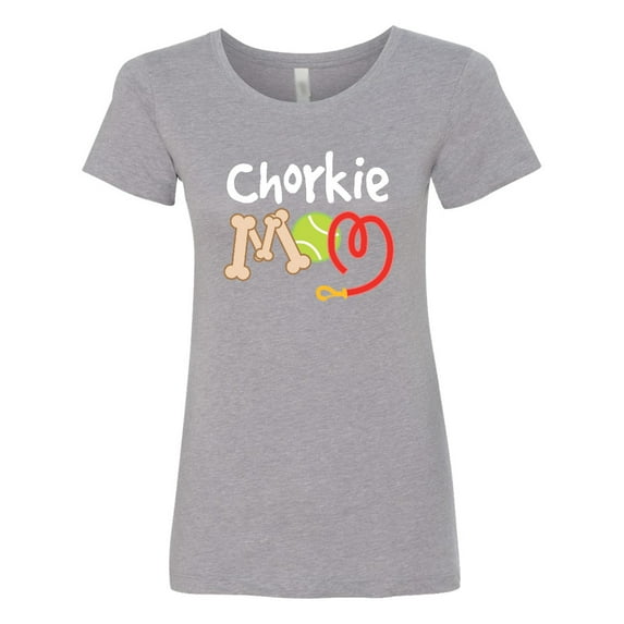 Inktastic Chorkie Mom Chihuahua Yorkie Women's T-Shirt