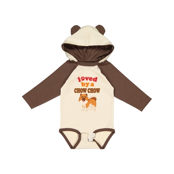 Inktastic Chow Chow Dog Lover Gifts Boys or Girls Long Sleeve Baby Bodysuit