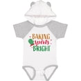 thumbnail image 1 of Inktastic Christmas Baking Spirits Bright with Green Oven Mit Boys or Girls Baby Bodysuit, 1 of 5