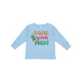 thumbnail image 1 of Inktastic Christmas Baking Spirits Bright with Green Oven Mit Boys or Girls Long Sleeve Toddler T-Shirt, 1 of 5