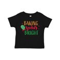 thumbnail image 1 of Inktastic Christmas Baking Spirits Bright with Green Oven Mit Boys or Girls Toddler T-Shirt, 1 of 5