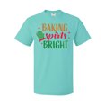 thumbnail image 1 of Inktastic Christmas Baking Spirits Bright with Green Oven Mit T-Shirt, 1 of 5