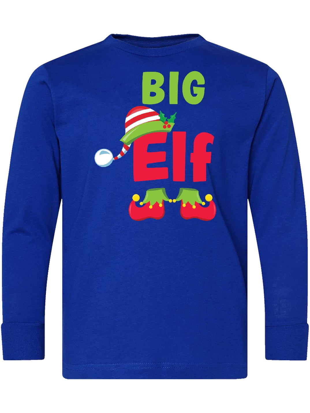 Inktastic Christmas Big Elf Long Sleeve Youth T-Shirt