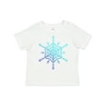 thumbnail image 1 of Inktastic Christmas Blue Ice Snowflake Boys or Girls Toddler T-Shirt, 1 of 5