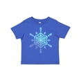 thumbnail image 1 of Inktastic Christmas Blue Ice Snowflake Boys or Girls Toddler T-Shirt, 1 of 5