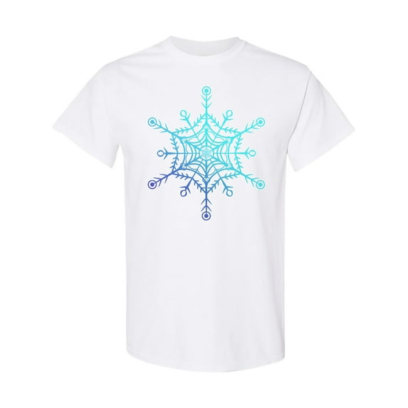 Inktastic Christmas Blue Ice Snowflake T-Shirt