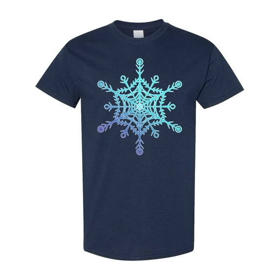 Inktastic Christmas Blue Ice Snowflake T-Shirt