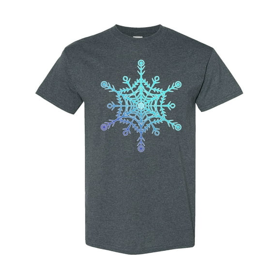 Inktastic Christmas Blue Ice Snowflake T-Shirt