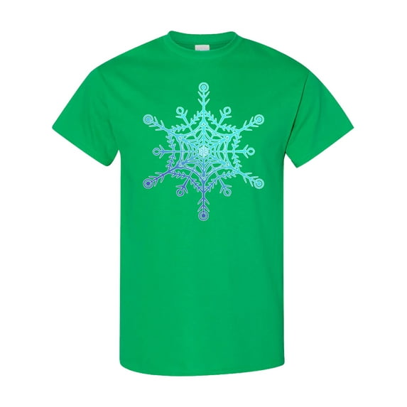 Inktastic Christmas Blue Ice Snowflake T-Shirt