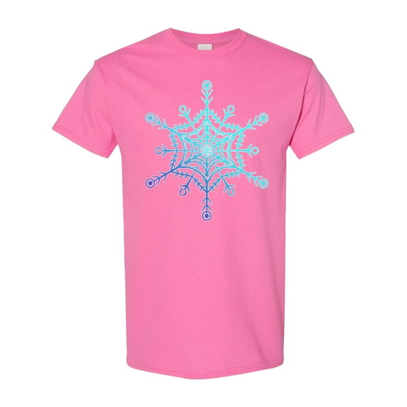 Inktastic Christmas Blue Ice Snowflake T-Shirt