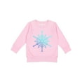 thumbnail image 1 of Inktastic Christmas Blue Ice Snowflake Toddler Sweatshirt, 1 of 4