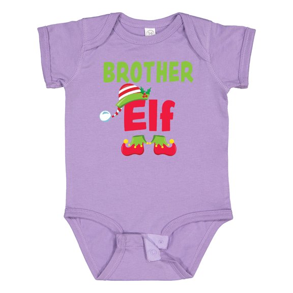 Inktastic Christmas Brother Elf Boys Baby Bodysuit