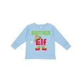 thumbnail image 1 of Inktastic Christmas Brother Elf Boys Long Sleeve Toddler T-Shirt, 1 of 5