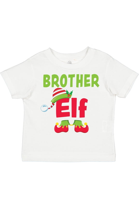 Christmas Brother Elf Boys Toddler T-Shirt