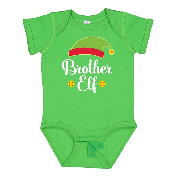 Inktastic Christmas Brother Elf Holiday Boys Baby Bodysuit