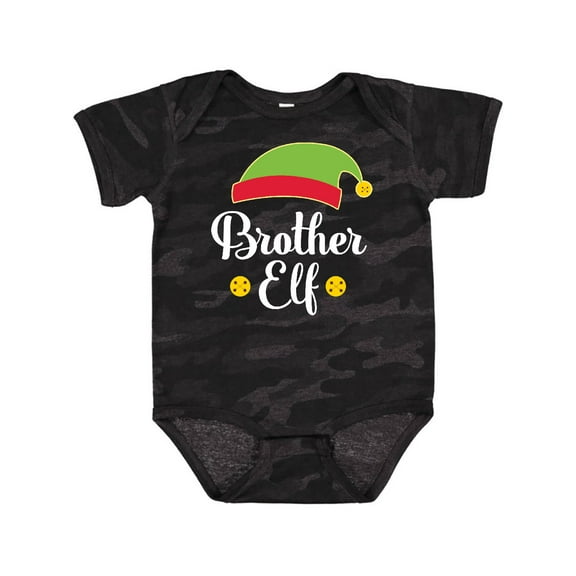 Inktastic Christmas Brother Elf Holiday Boys Baby Bodysuit