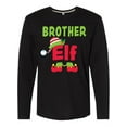 thumbnail image 1 of Inktastic Christmas Brother Elf Long Sleeve T-Shirt, 1 of 5