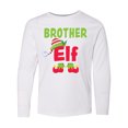 thumbnail image 1 of Inktastic Christmas Brother Elf Long Sleeve Youth T-Shirt, 1 of 5