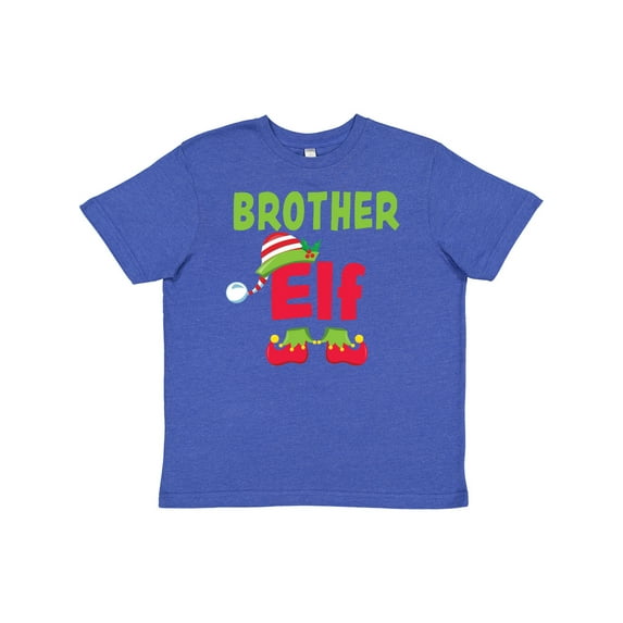 Inktastic Christmas Brother Elf Youth T-Shirt