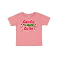thumbnail image 1 of Inktastic Christmas Candy Cane Cutie with Candy Canes Boys or Girls Baby T-Shirt, 1 of 5