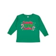 thumbnail image 1 of Inktastic Christmas Candy Cane Cutie with Candy Canes Boys or Girls Long Sleeve Toddler T-Shirt, 1 of 5