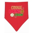 thumbnail image 1 of Inktastic Christmas Cookie Baking Crew Baby Bandana Bib, 1 of 4