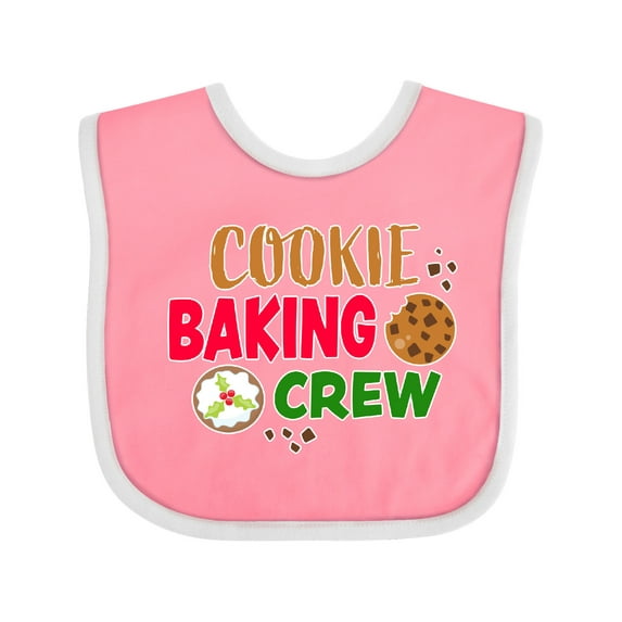 Inktastic Christmas Cookie Baking Crew Boys or Girls Baby Bib