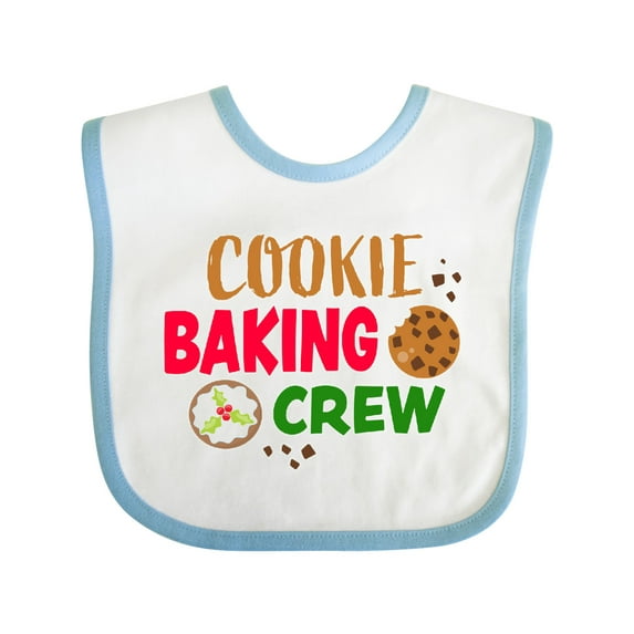 Inktastic Christmas Cookie Baking Crew Boys or Girls Baby Bib