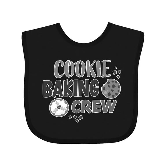 Inktastic Christmas Cookie Baking Crew Boys or Girls Baby Bib