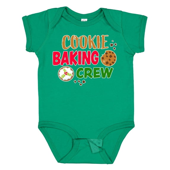 Inktastic Christmas Cookie Baking Crew Boys or Girls Baby Bodysuit