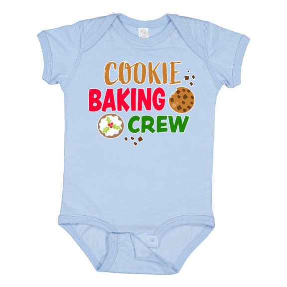 Inktastic Christmas Cookie Baking Crew Boys or Girls Baby Bodysuit