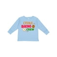 thumbnail image 1 of Inktastic Christmas Cookie Baking Crew Boys or Girls Long Sleeve Toddler T-Shirt, 1 of 5