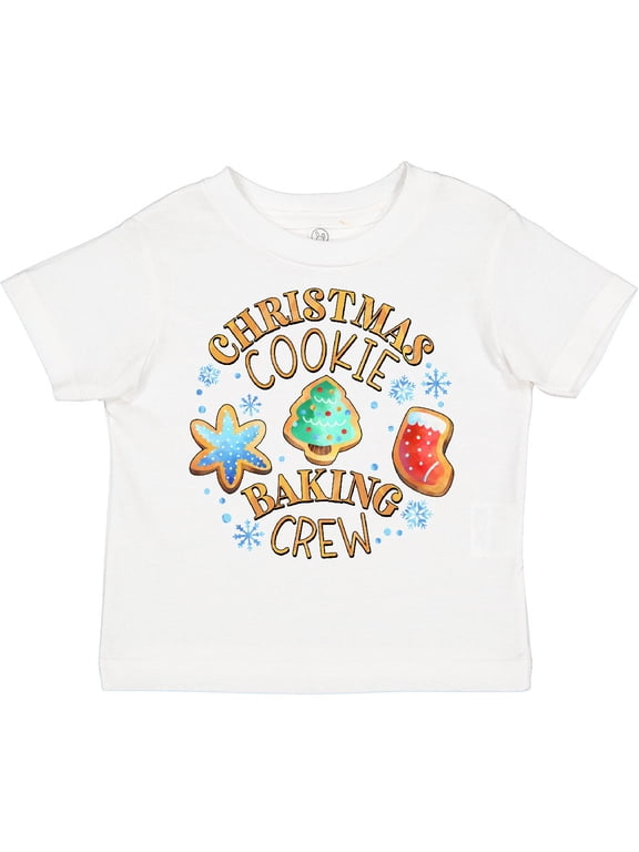 Christmas Cookie Baking Crew Boys or Girls Toddler T-Shirt