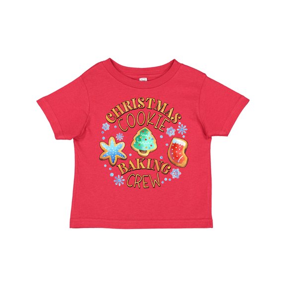 Inktastic Christmas Cookie Baking Crew Boys or Girls Toddler T-Shirt