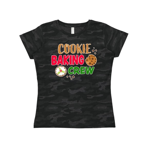 Inktastic Christmas Cookie Baking Crew Women's T-Shirt