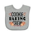 thumbnail image 1 of Inktastic Christmas Cookie Baking Crew with Oven Mitts Boys or Girls Baby Bib, 1 of 4