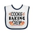 thumbnail image 1 of Inktastic Christmas Cookie Baking Crew with Oven Mitts Boys or Girls Baby Bib, 1 of 4