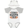thumbnail image 1 of Inktastic Christmas Cookie Baking Crew with Oven Mitts Boys or Girls Baby Bodysuit, 1 of 5