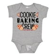 thumbnail image 1 of Inktastic Christmas Cookie Baking Crew with Oven Mitts Boys or Girls Baby Bodysuit, 1 of 5