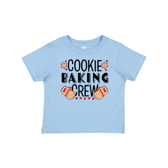 Inktastic Christmas Cookie Baking Crew with Oven Mitts Boys or Girls Baby T-Shirt
