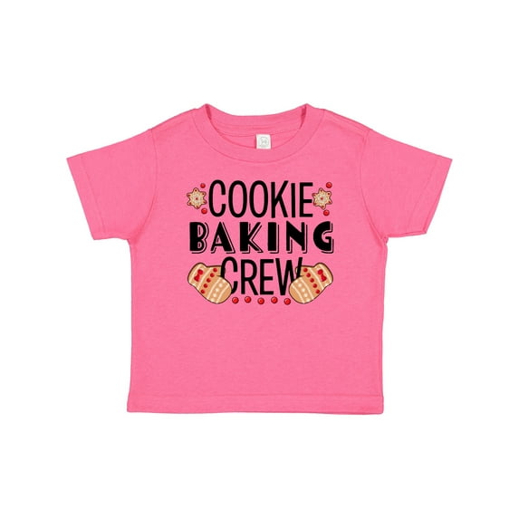 Inktastic Christmas Cookie Baking Crew with Oven Mitts Boys or Girls Baby T-Shirt