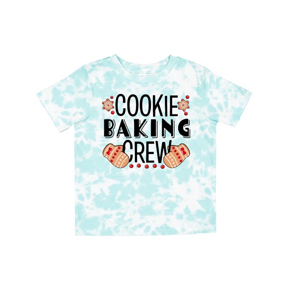 Inktastic Christmas Cookie Baking Crew with Oven Mitts Boys or Girls Toddler T-Shirt